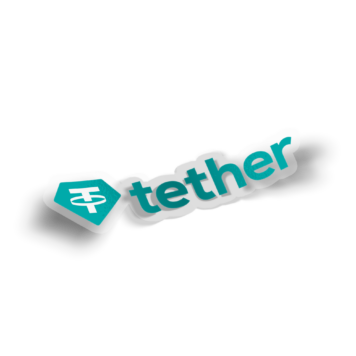 Tether Logo Sticker